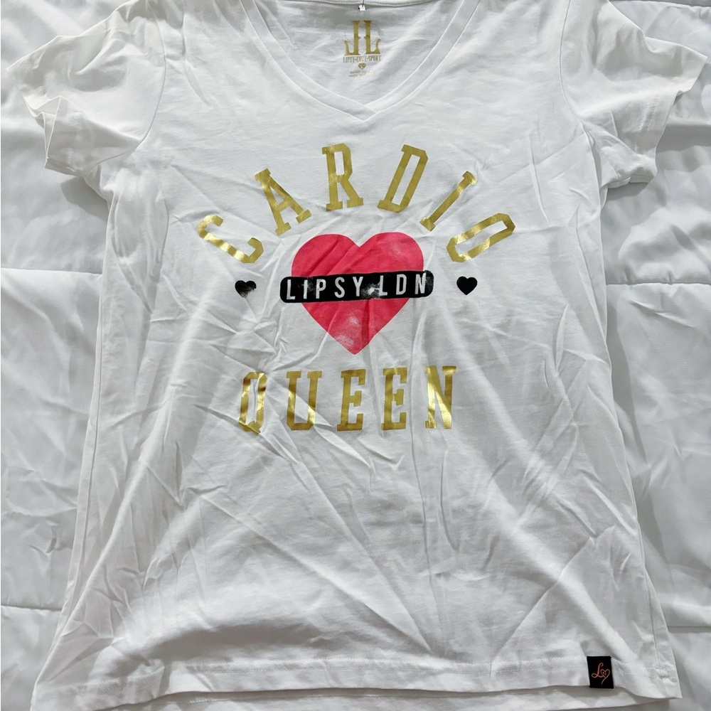 Brand New - Lipsy London “Cardio Queen” tee - Size L